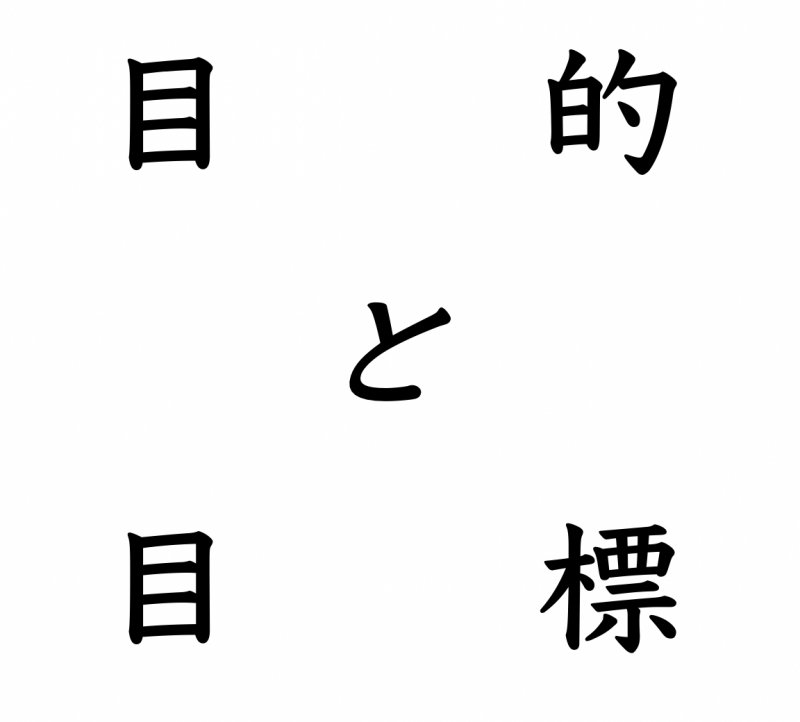 スタッフブログ：2025年03月03日 07:07の投稿「これって意味が違うよね！！【目的】と【目標】！！」